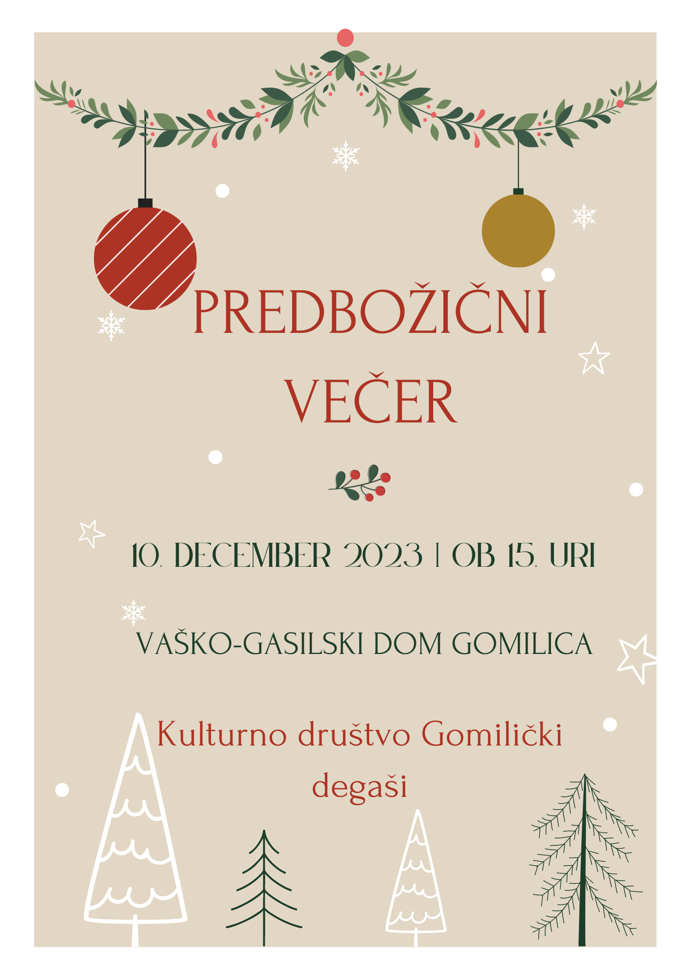 PREDBOŽIČNI VEČER